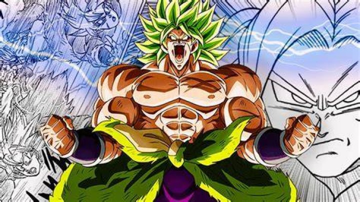 Broly powering up