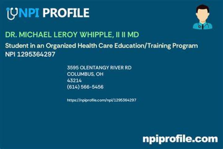 Dr. Michael Whipple, MD – Columbus, OH