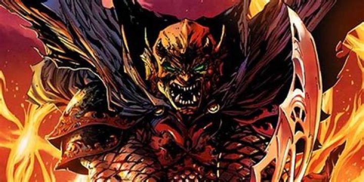 Etrigan wielding sword