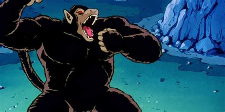 Great Ape Gohan in 'Dragon Ball Z' is in the air. 