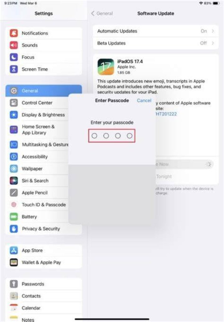 How to approve ipad