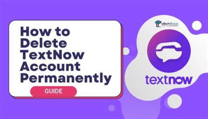 How to delete textnow account