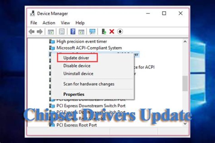 How to update chipset drivers