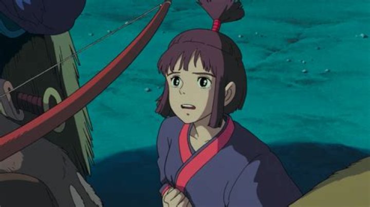 Kaya bids Ashitaka a tearful farewell.
