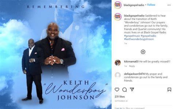 Keith Wonderboy Johnson Obituary