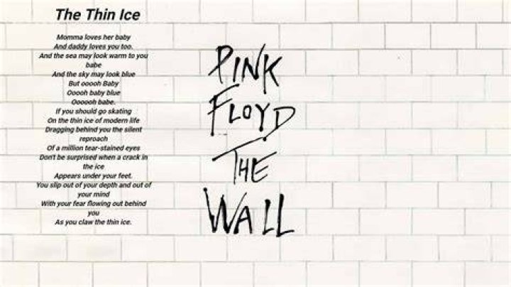 Pink Floyd’s
The Thin Ice Lyrics