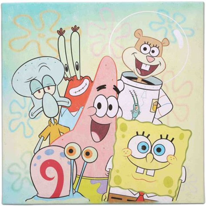 Spongebob and his friends