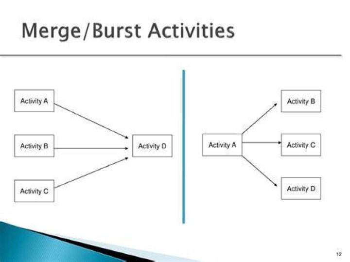 What is burst activity in project network