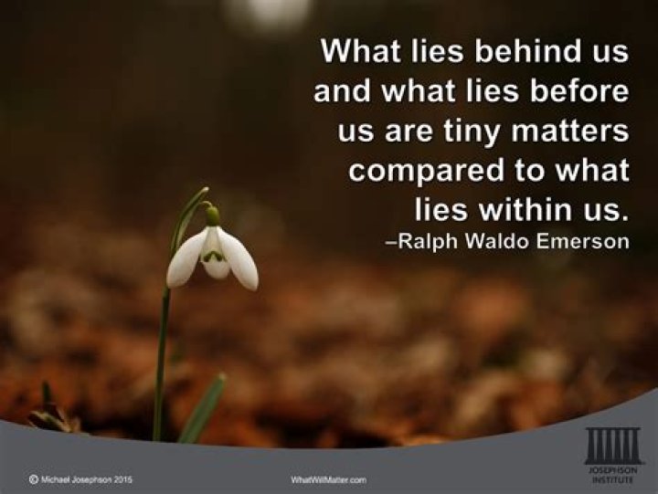 What lies behind us meaning
