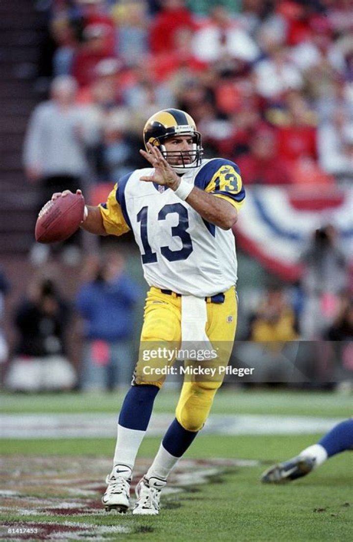 Why did the Rams cut Kurt Warner?